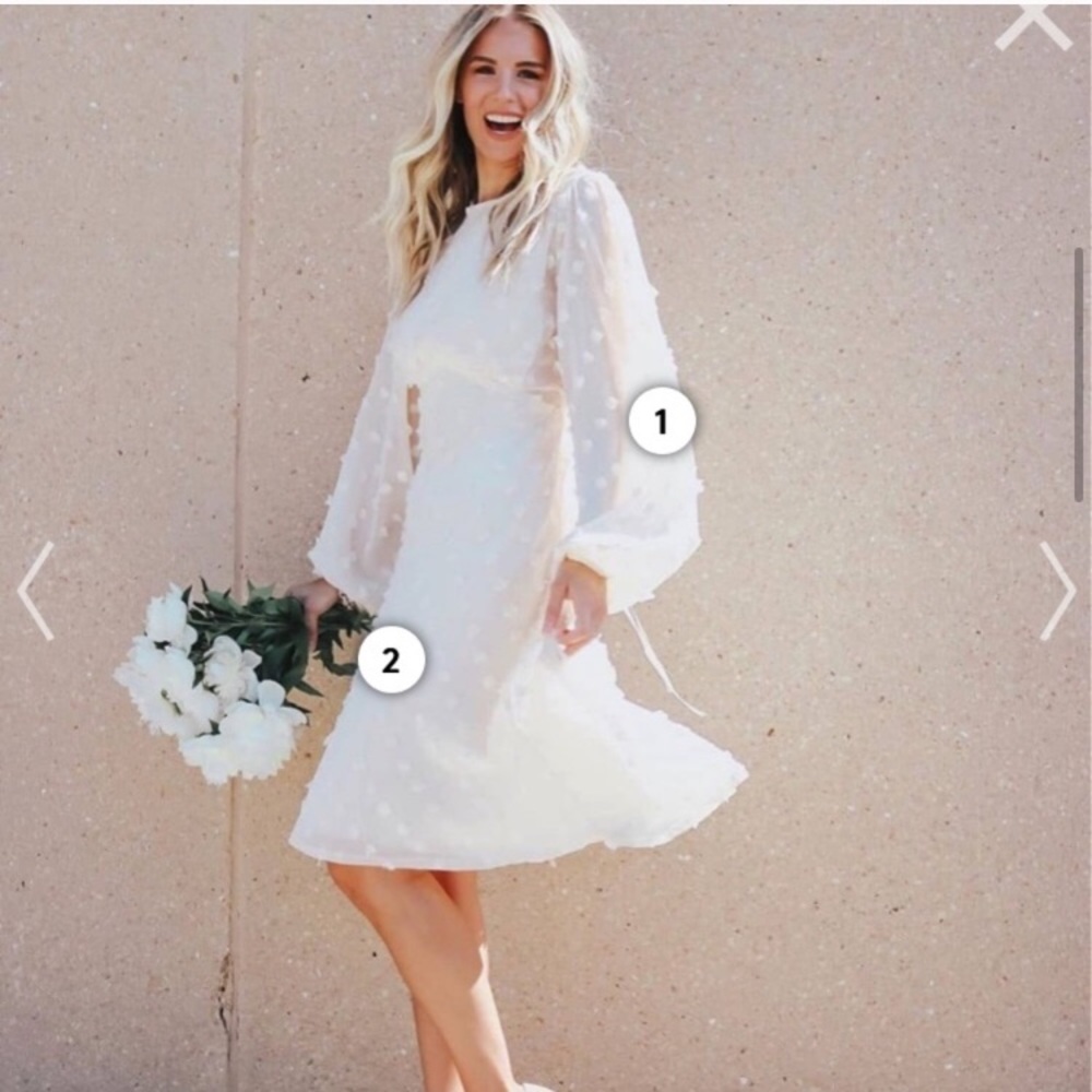 SUPER CUTE Chic Wish boho bridal shower dress